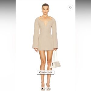 Leona Mini Dress in Flax
